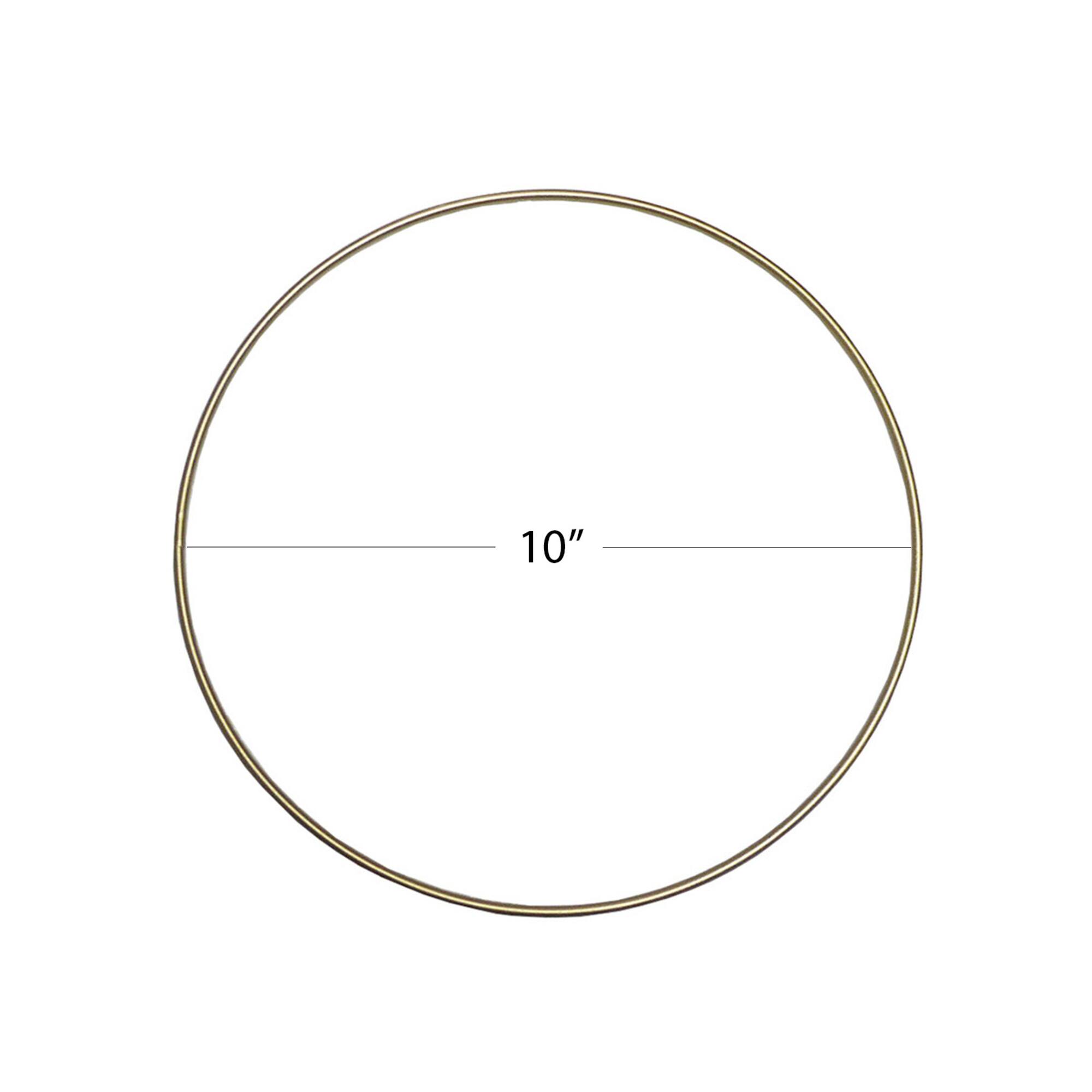 10" Gold Metal Wire Floral Hoop by Ashland®